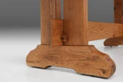 Mid-century Oak Table, France, 1950s -Room Fold Zone 61d9b593 d4b5 4dc8 81b1 c4ea857acfb3