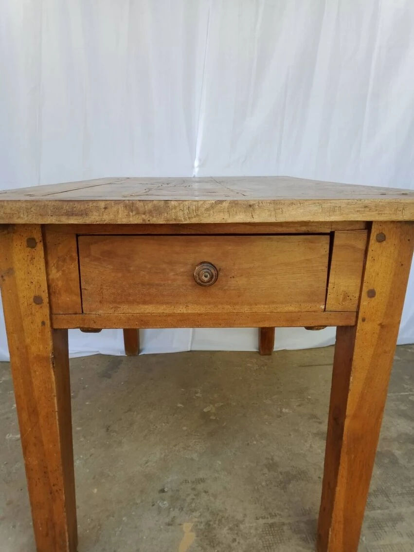Old Trade Table With Two Drawers 5 Old Trade Table With Two Drawers - Image 3