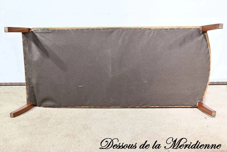 Solid Mahogany Daybed, Return From Egypt Style – Early 20th Century 3 Solid Mahogany Daybed, Return From Egypt Style – Early 20th Century