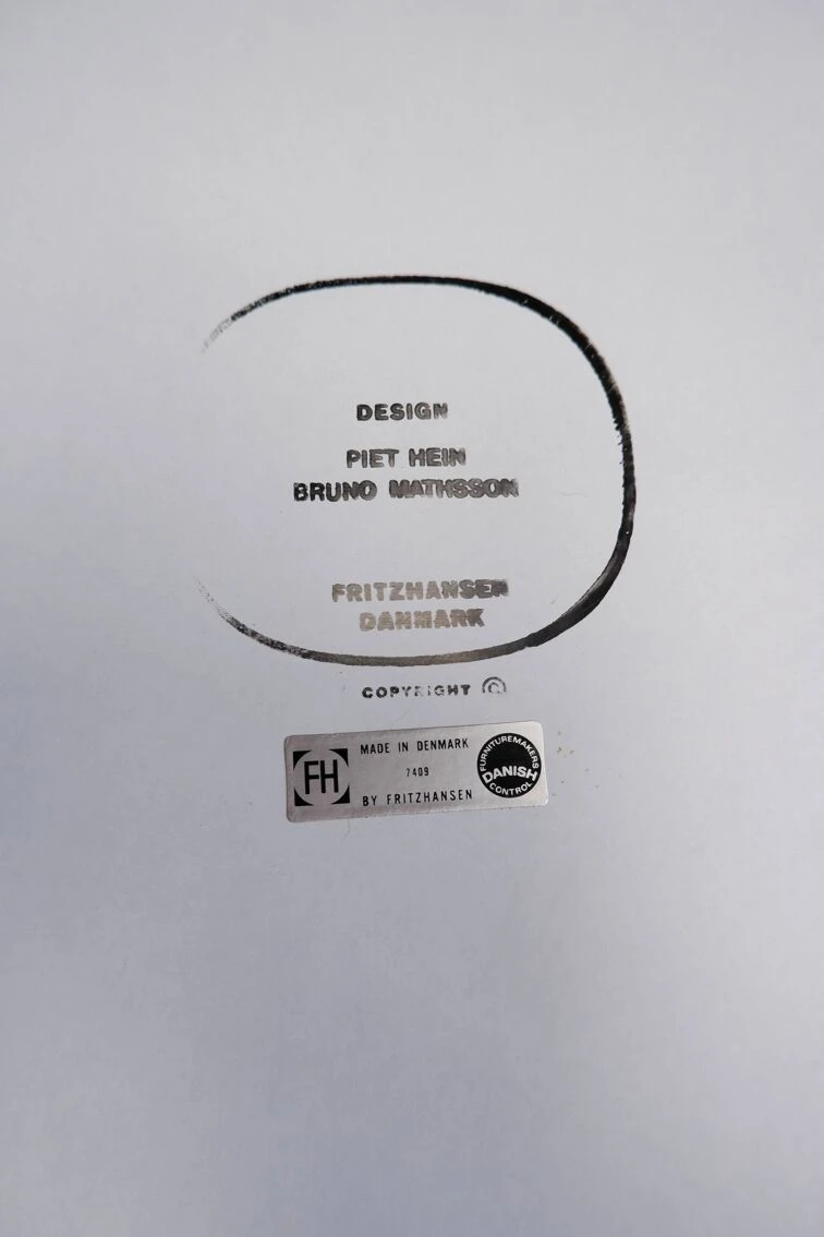 Superellipse Dining Table By Fritz Hansen, 1974 13 Superellipse Dining Table By Fritz Hansen, 1974 - Image 11