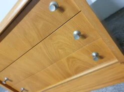 Vintage Scandinavian Bedside Table / Chest Of Drawers