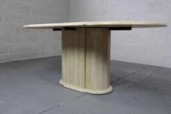 Vintage Italian Travertine Table, 1970's -Room Fold Zone 699479b4 c3d0 4001 a4ef 64d4eb220e06