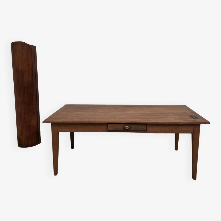 Teak Farm Table With Spindle Legs 13 Teak Farm Table With Spindle Legs - Image 11