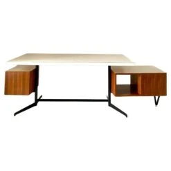 Vintage Office Desk, Osvaldo Borsani For Tecno, Italy 1960s -Room Fold Zone 6aa7e5e1 a726 4c9a a144 5e41a552e129