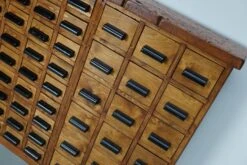 Dutch Beech / Pine Industrial Apothecary / Workshop Cabinet, Circa 1950s -Room Fold Zone 6b53a654 ce1d 48a5 bd0a 197d9441c979