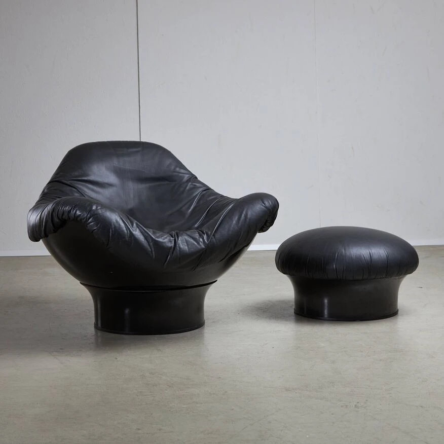 Rodica Lounge Chairby Mario Brunu For Comfort Italy In 1968. 7 Rodica Lounge Chairby Mario Brunu For Comfort Italy In 1968. - Image 5