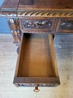 19th Century Renaissance Tiered Desk In Oak -Room Fold Zone 6e5ee67c 85e1 4fa8 9e37 1cba352c6eb1