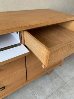 Large Vintage 6-drawer Chest Of Drawers From The 50s In Oak. -Room Fold Zone 6f328f26 4a50 433e 8c33 2f7dff7a1907