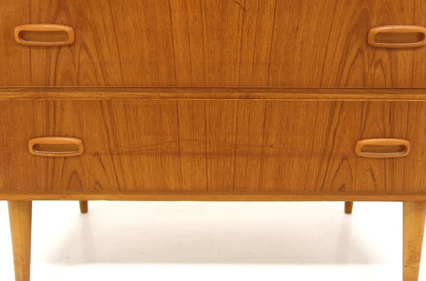 Scandinavian Teak Chest Of Drawers, Sweden, 1950 6 Scandinavian Teak Chest Of Drawers, Sweden, 1950 - Image 4