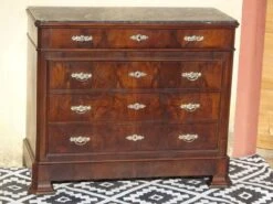 Large And Old Chest Of Drawers In Burl Walnut -Room Fold Zone 713c58e1 82ea 4764 9ac9 f7932ee53f59