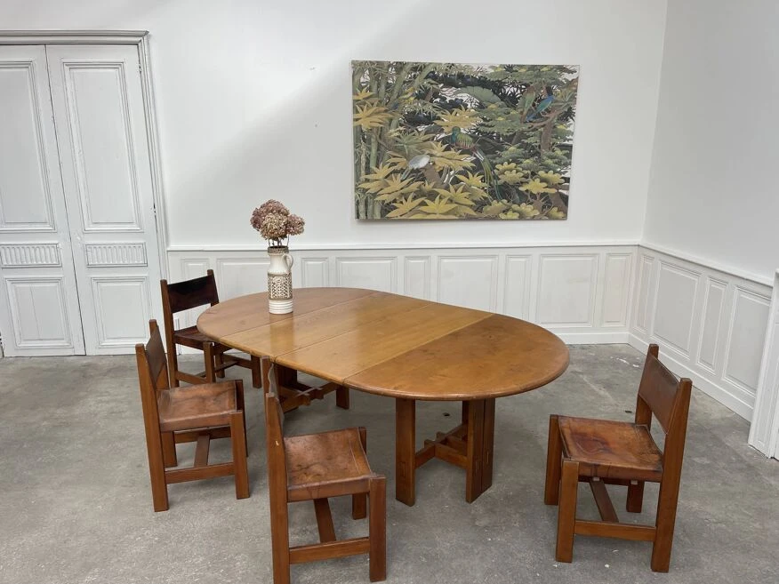 Vintage Round Table Maison Regain 9 Vintage Round Table Maison Regain - Image 7