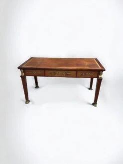 Empire Style Mahogany Flat Desk - Return From Egypt Furnishing Mercier Frères In Paris -Room Fold Zone 750793a8 17b2 458d b39e 747f5d48ce05