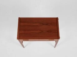 Midcentury Danish Dressing Table In Teak By Dyrlund With Ottoman By Spøttrup 1960s -Room Fold Zone 75ab12a1 2a43 47e0 8d52 7d1996b9b6d5