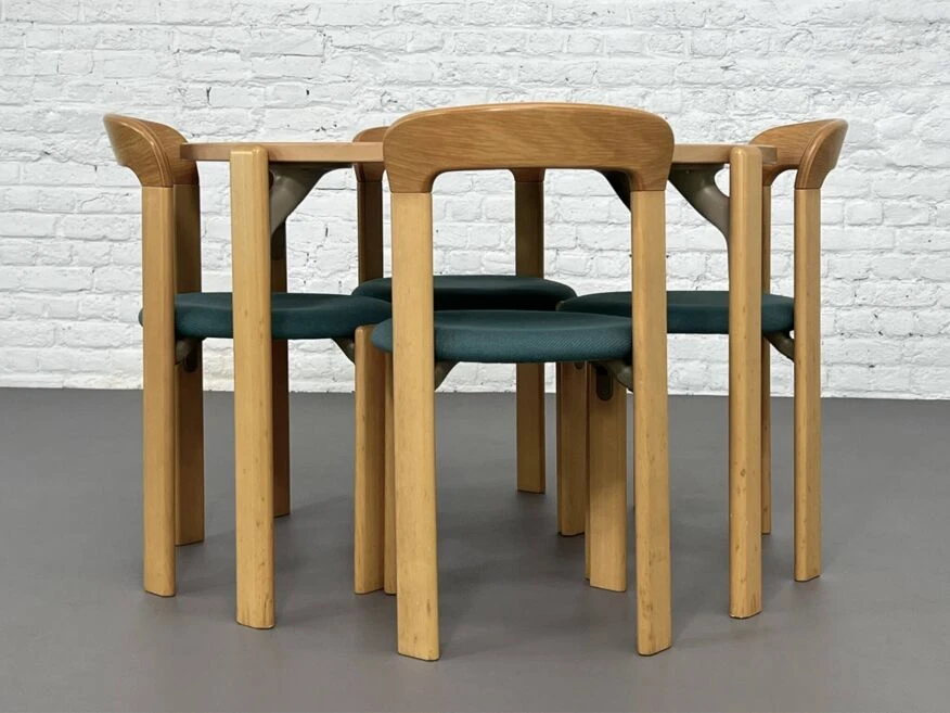 Set Of 4 Chairs And Round Dining Table Designed By Bruno Rey For Kusch&Co 12 Set Of 4 Chairs And Round Dining Table Designed By Bruno Rey For Kusch&Co - Image 10