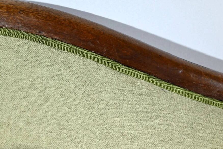 Small Mahogany Backsplash Daybed, Return From Egypt Style – Early 20th Century 3 Small Mahogany Backsplash Daybed, Return From Egypt Style – Early 20th Century