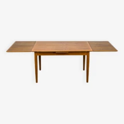 Table à Manger Extensible En Teck, Danemark, 1960s -Room Fold Zone 78bfe199 32e5 450d 95b5 2fa5da325cd7