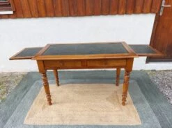 Leather Top Desk, 2 Extensions -Room Fold Zone 7b3433d3 13f1 481f a80b 5f7d5b62c909