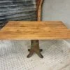 Old Table Dining Table Cast Iron With Beech Wood 80x135 Cm -Room Fold Zone 7db32937 f0b5 4601 8199 d05aad0f6b4e