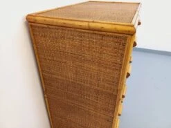 Vintage Chest Of Drawers In Rattan And Woven Rattan From The 70s -Room Fold Zone 7e47d1e5 e4b5 4f99 adcb 529d46149203