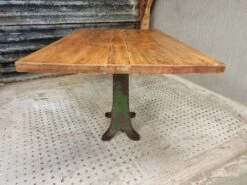 Old Table Dining Table Cast Iron With Beech Wood 80x135 Cm -Room Fold Zone 7ebc9b2b 5a03 4d8e a0e1 3f547ee2389a
