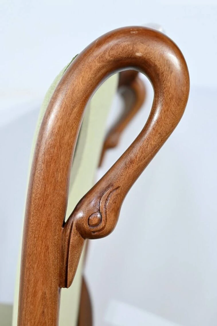 Solid Mahogany Daybed, Return From Egypt Style – Early 20th Century 22 Solid Mahogany Daybed, Return From Egypt Style – Early 20th Century - Image 20