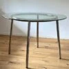 Vintage Ikea Glass Chrome Dining Table -Room Fold Zone 84536789 d4ef 4113 bf00 3095ad4bf538