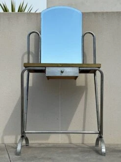 Art Deco Console Or Dressing Table In Metal Modernist Design 1930 -Room Fold Zone 84afa829 3d81 4844 9a7b 391f370af1dd