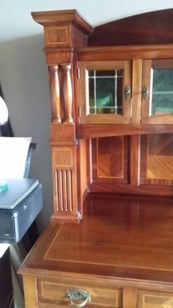 Art Nouveau Desk With Marquetry Top -Room Fold Zone 85397d2d 206a 4507 8e12 b07dbf2acd97