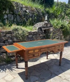 Flat Desk In Solid Oak Louis XVI Style 19th Century -Room Fold Zone 86246b61 e775 41e0 adbf b708dea9e677