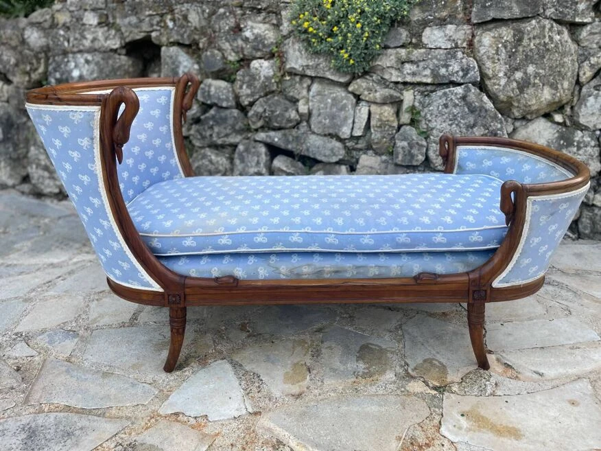 Little Duchess With Swan's Neck In Mahogany, Empire Period 11 Little Duchess With Swan's Neck In Mahogany, Empire Period - Image 9