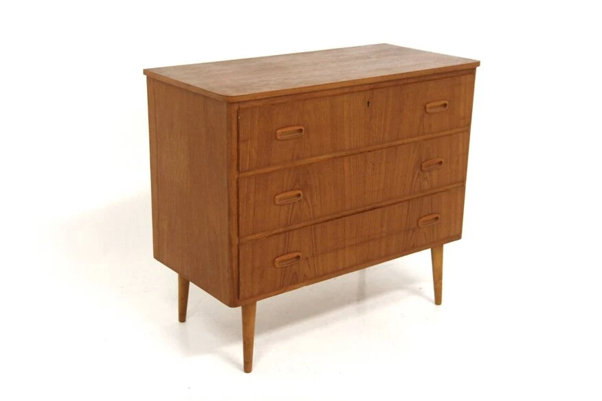 Scandinavian Teak Chest Of Drawers, Sweden, 1950 12 Scandinavian Teak Chest Of Drawers, Sweden, 1950 - Image 10