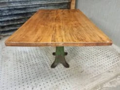 Old Table Dining Table Cast Iron With Beech Wood 80x135 Cm -Room Fold Zone 8bc8874a b698 4d9d a04b a1cd75cf5865