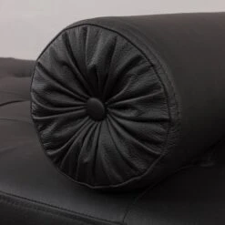 Danish Mid-century Teak Daybed In Black Leather, 1960s -Room Fold Zone 8db16422 507e 4e97 b959 45dceeb0cc9b