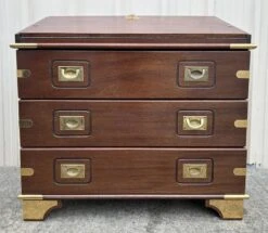 Vintage Navy Wood Scriban Chest Of Drawers And Chair -Room Fold Zone 8e8e0292 30f0 40c1 969e b7b8a9216d94