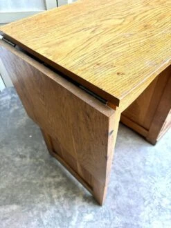 Wooden Desk With 4 Drawers And 2 Shelves -Room Fold Zone 8eb05dbd e7b3 4954 ba72 d4db01d6ad35