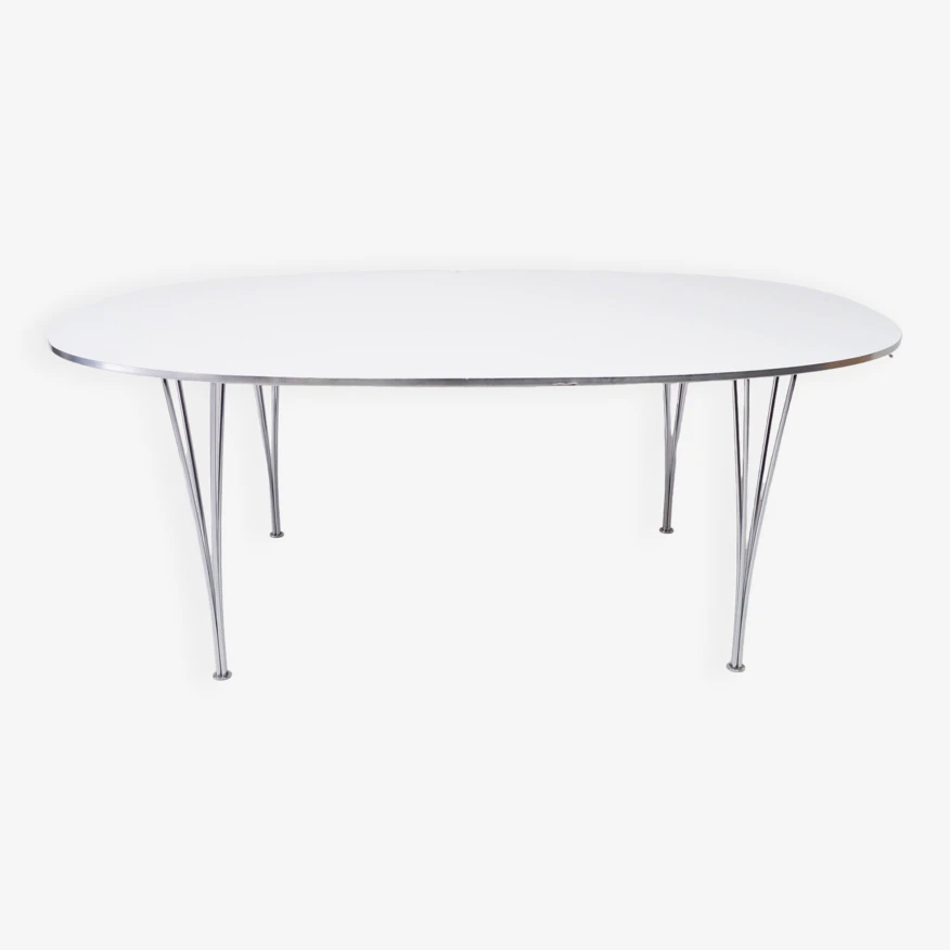 Superellipse Dining Table By Fritz Hansen, 1974 4 Superellipse Dining Table By Fritz Hansen, 1974 - Image 2