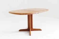 Vintage Glostrup Danish Oval Extendable Dining Table Solid Teak 1960s -Room Fold Zone 921ac5f9 205d 4a9e b0ff 552ac0025c0e