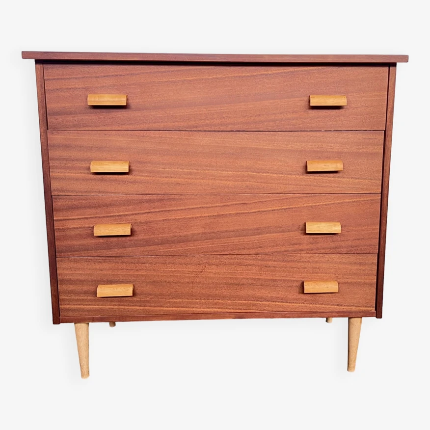 Scandinavian Teak Chest Of Drawers 4 Scandinavian Teak Chest Of Drawers - Image 2