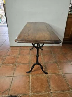 Old Oak Bistro Table, 125cms L -Room Fold Zone 933047f4 09f6 4548 aae1 b102dabaa6ae