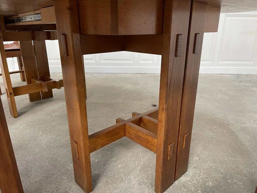 Vintage Round Table Maison Regain 11 Vintage Round Table Maison Regain - Image 9