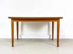 Table à Manger Extensible En Teck, Danemark, 1960s -Room Fold Zone 94778341 de5e 405a b365 4e5340b53154