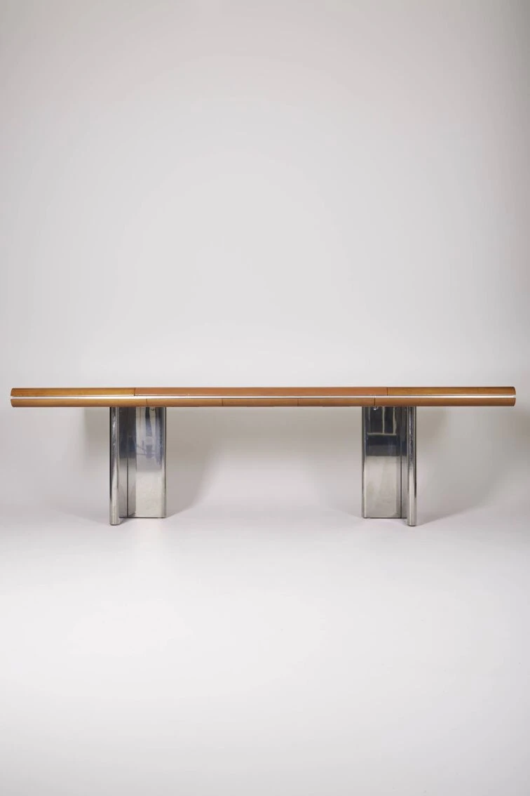 Hans Von Klier Leather And Wood Desk By Skipper, 1970s 7 Hans Von Klier Leather And Wood Desk By Skipper, 1970s - Image 5