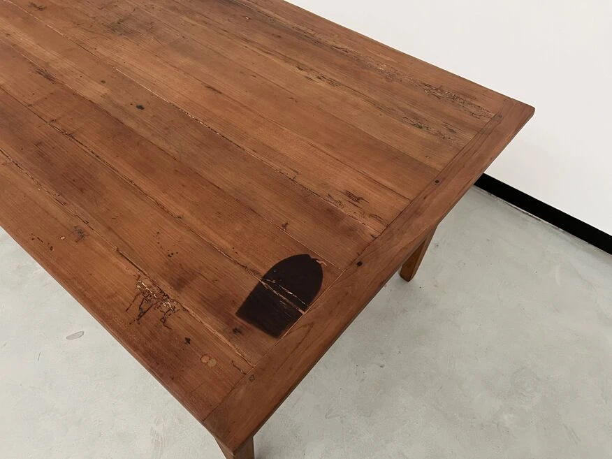 Teak Farm Table With Spindle Legs 9 Teak Farm Table With Spindle Legs - Image 7