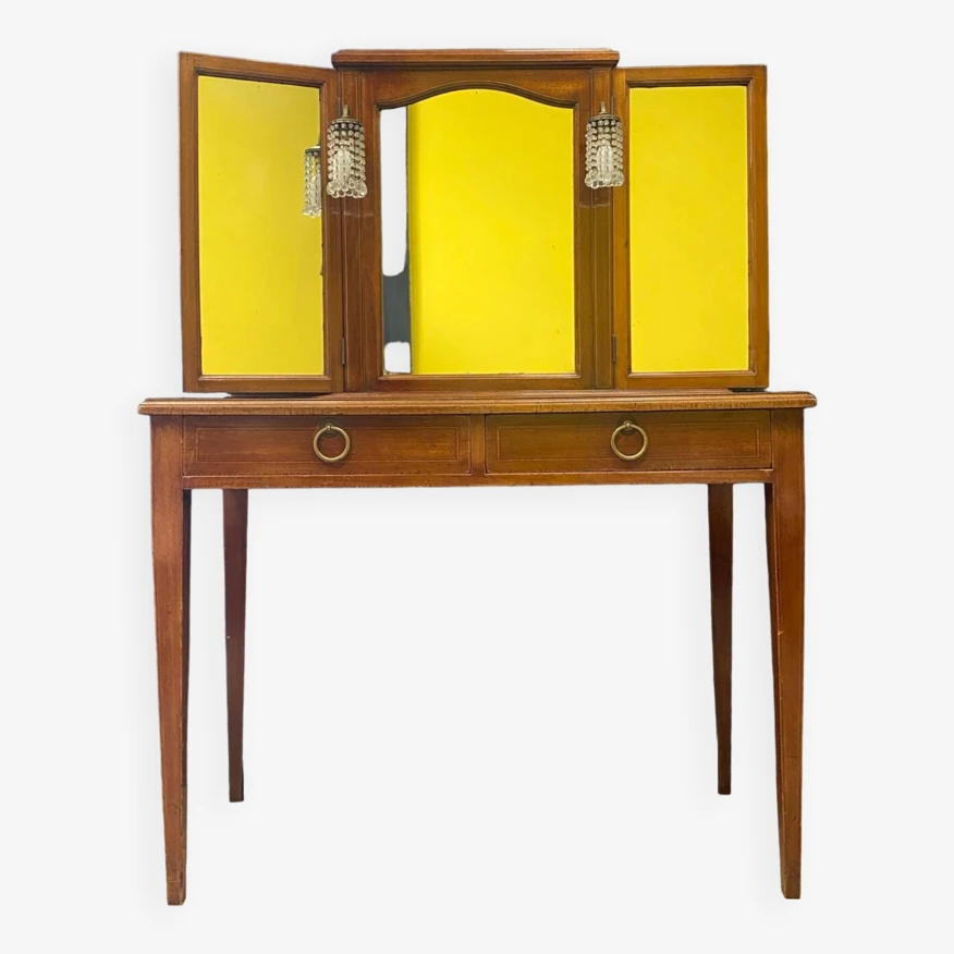 Dressing Table, Triptych Mirror And Tassel Lamps 19 Dressing Table, Triptych Mirror And Tassel Lamps - Image 17