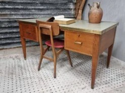 Mid Century Desk Writing Table Oak -Room Fold Zone 98a7c4c9 fb53 4777 8dc9 e51170eeea45