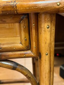 Woven Bamboo Desk From The 50s/60s -Room Fold Zone 98d58316 af8d 463b b530 6ef825cd6aab