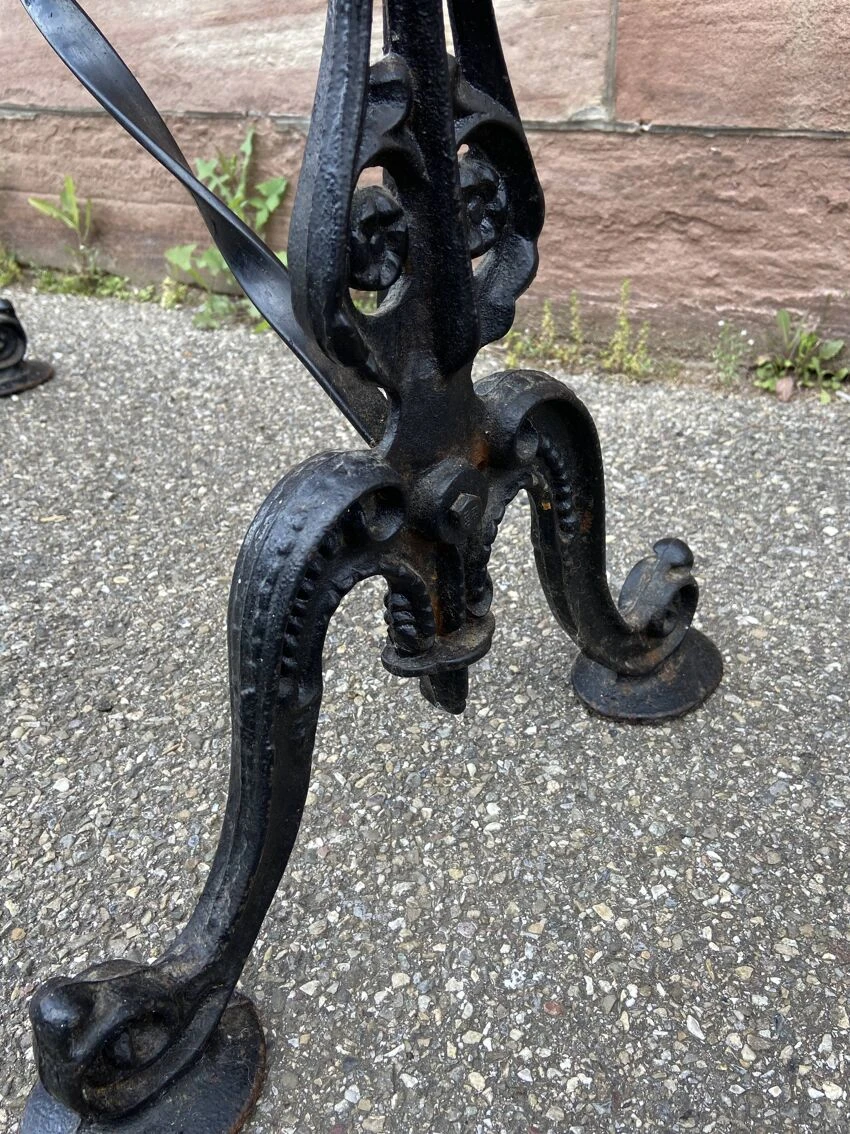 Bistrot Table Marble And Cast Iron Parisian Café Bistro Table Vintage Bohemian 15 Bistrot Table Marble And Cast Iron Parisian Café Bistro Table Vintage Bohemian - Image 13