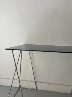 Wired Desk By Max Sauze In Metal And Smoked Glass, 1970 Design -Room Fold Zone 9a7bb0e7 ffc1 4ae2 9cc9 4468d02b2f7b