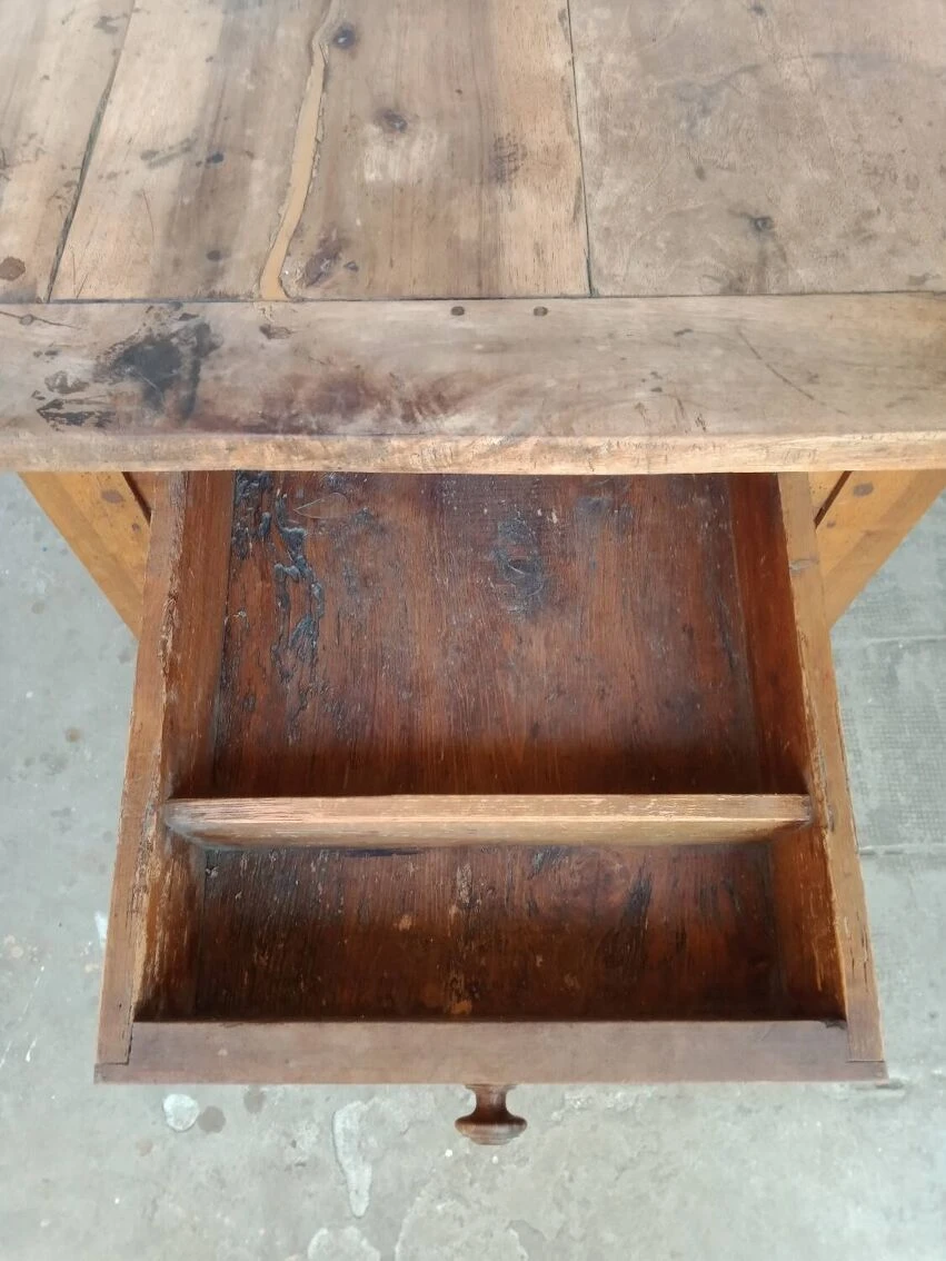 Old Trade Table With Two Drawers 19 Old Trade Table With Two Drawers - Image 17