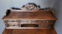 19th Century Renaissance Tiered Desk In Oak -Room Fold Zone 9c10cb79 f436 4cc2 bf8c e6f7a9a90274